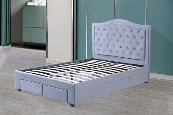 Contemporary Skin Friendly Plywood Bed Frame For Hotel
