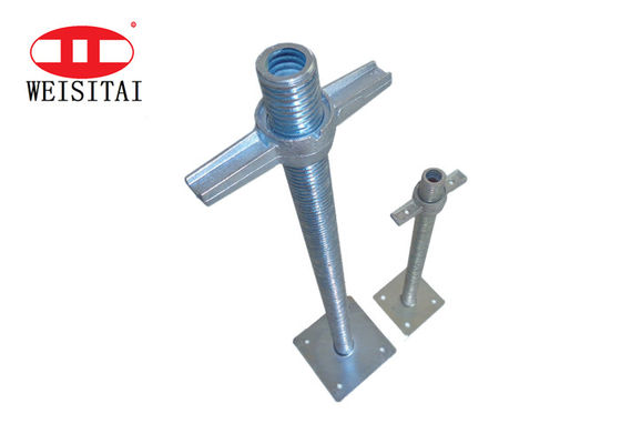 Quickstage Steel Adjustable Scaffolding Jack Base For Frame System