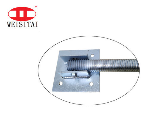 Adjustable Q235 Steel Scaffolding Swivel Screw Jack Base Plate