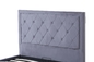 Odm 1.6x2m Queen Size Platform Bed Bedroom Furniture Upholstery Fabric Velvet