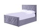 Odm 1.6x2m Queen Size Platform Bed Bedroom Furniture Upholstery Fabric Velvet