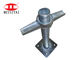 ISO 32mm Steel Base Jack Solid Scaffolding U Head Adjustable