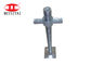 ISO 32mm Steel Base Jack Solid Scaffolding U Head Adjustable