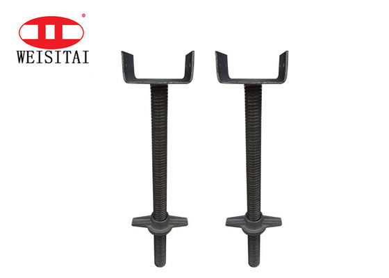 Hollow Jack Base Galvanized Scaffolding U Head  Jack Base