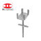 Hollow 28MM Jack Base Scaffolding Four Prong Plug System