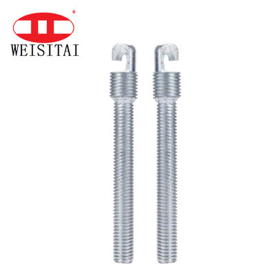 Solid Steel Scaffolding Parts Galvanized 34MM Scaffolding Thread Rod