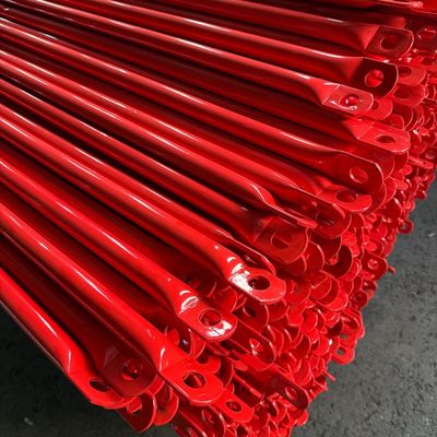 20MM Red Galvanized Steel Frame Scaffolding Cross Braces