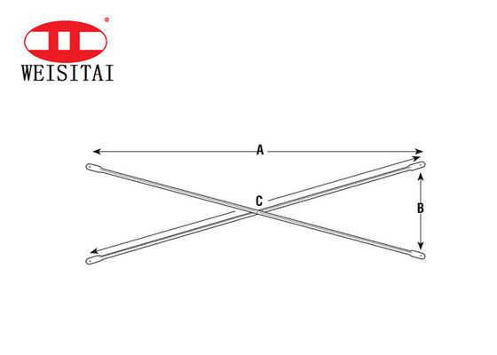 20MM Galvanized Steel Frame Scaffolding Cross Braces