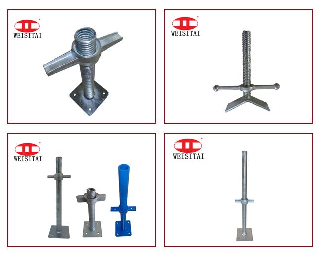 Jack Base Frame Quickstage Steel Adjustable Scaffolding Jack Base For Frame System