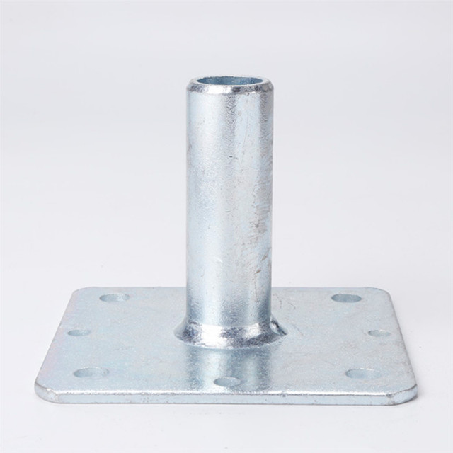 Q235 Customized Metal Swivel 48MM Scaffold Jack Base Plate