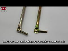 Durable Zinc-Plated Custom Rod Coupler Accessory for Construction Site Applications