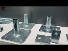 Scaffold bottom plate